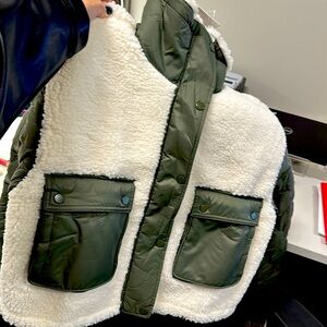 ATHLETA *NWT*  fleece Hybrid jacket ~ Size M